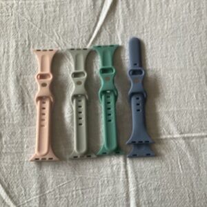 Set of Four Silicone Watch Bands